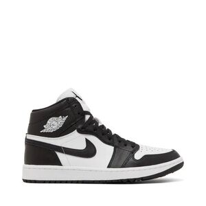 AIR JORDAN 1 HIGH GOLF
"BLACK / WHITE - PANDA" mens 7.5/womens 9